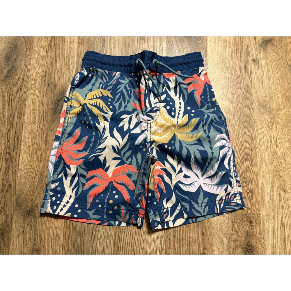 Old Navy Shorts Youth Boys Size Medium Blue Orange Green Swim Trunks